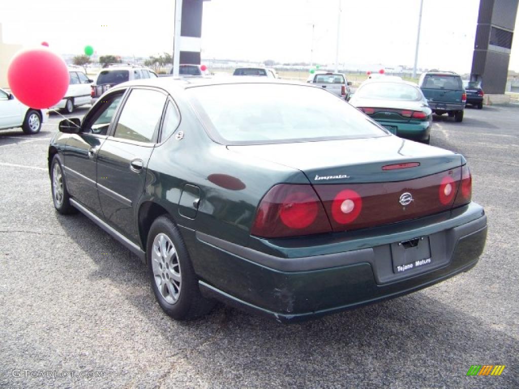 2002 Impala  - Medium Green Pearl / Medium Gray photo #6
