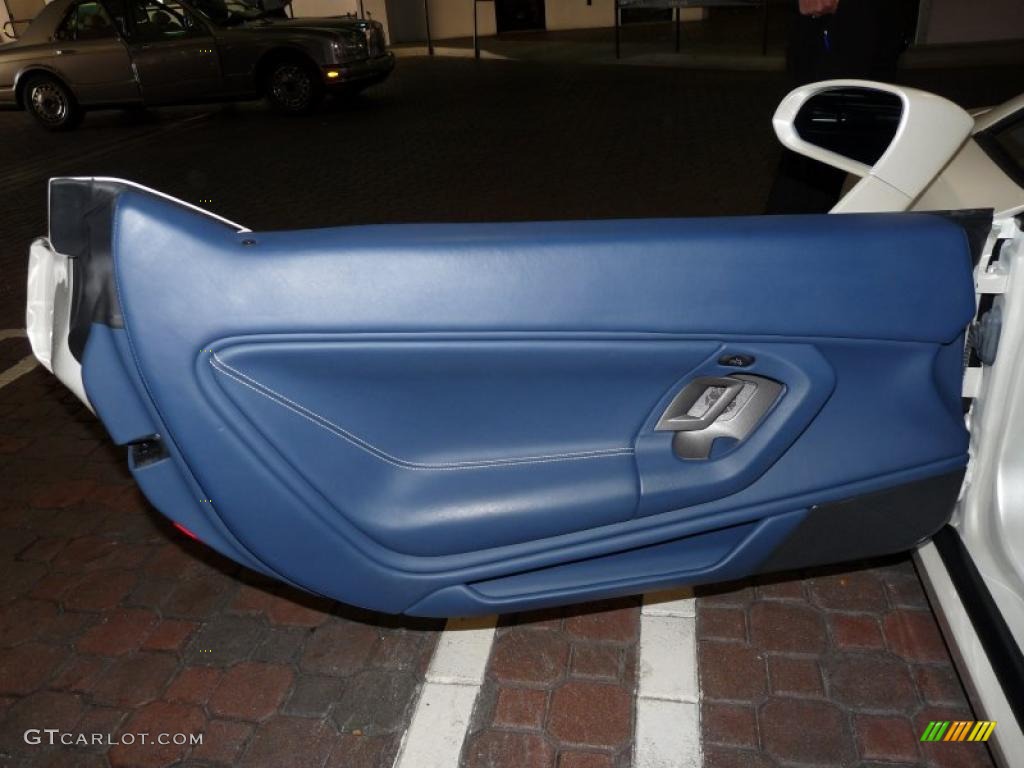 Blue Interior 2007 Lamborghini Gallardo Spyder Photo #26704095