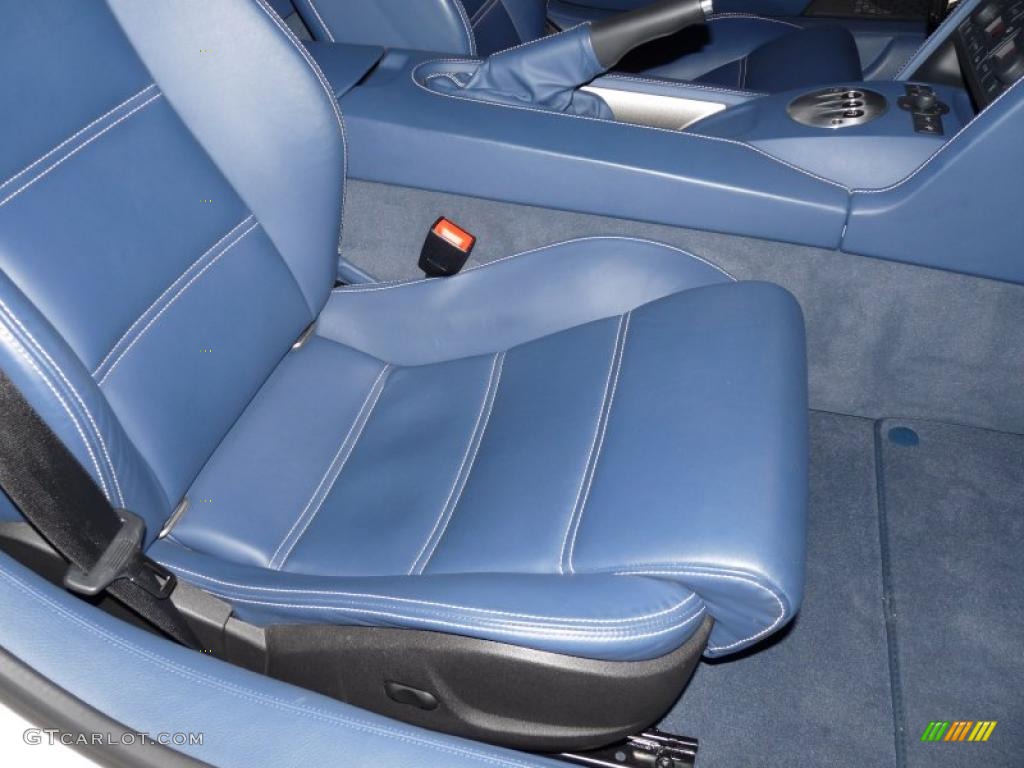 Blue Interior 2007 Lamborghini Gallardo Spyder Photo #26704259