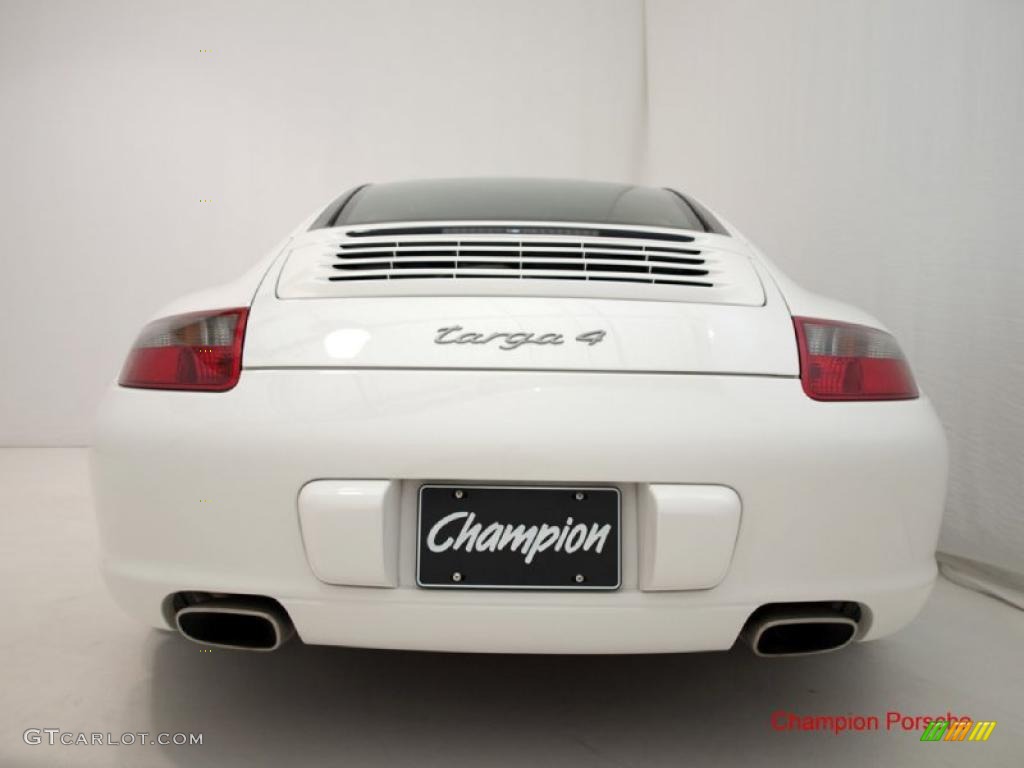 2007 911 Targa 4 - Carrara White / Sand Beige photo #6