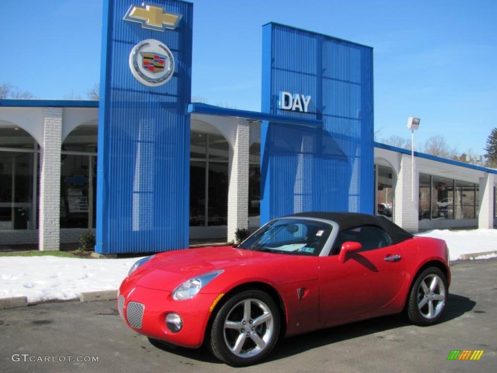 2009 Solstice Roadster - Aggressive Red / Ebony photo #1