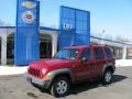 2005 Inferno Red Crystal Pearl Jeep Liberty CRD Sport 4x4  photo #1