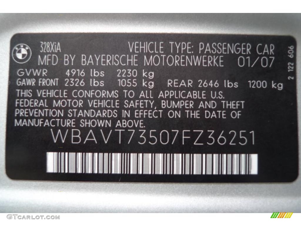 2007 3 Series 328xi Wagon - Titanium Silver Metallic / Black photo #50