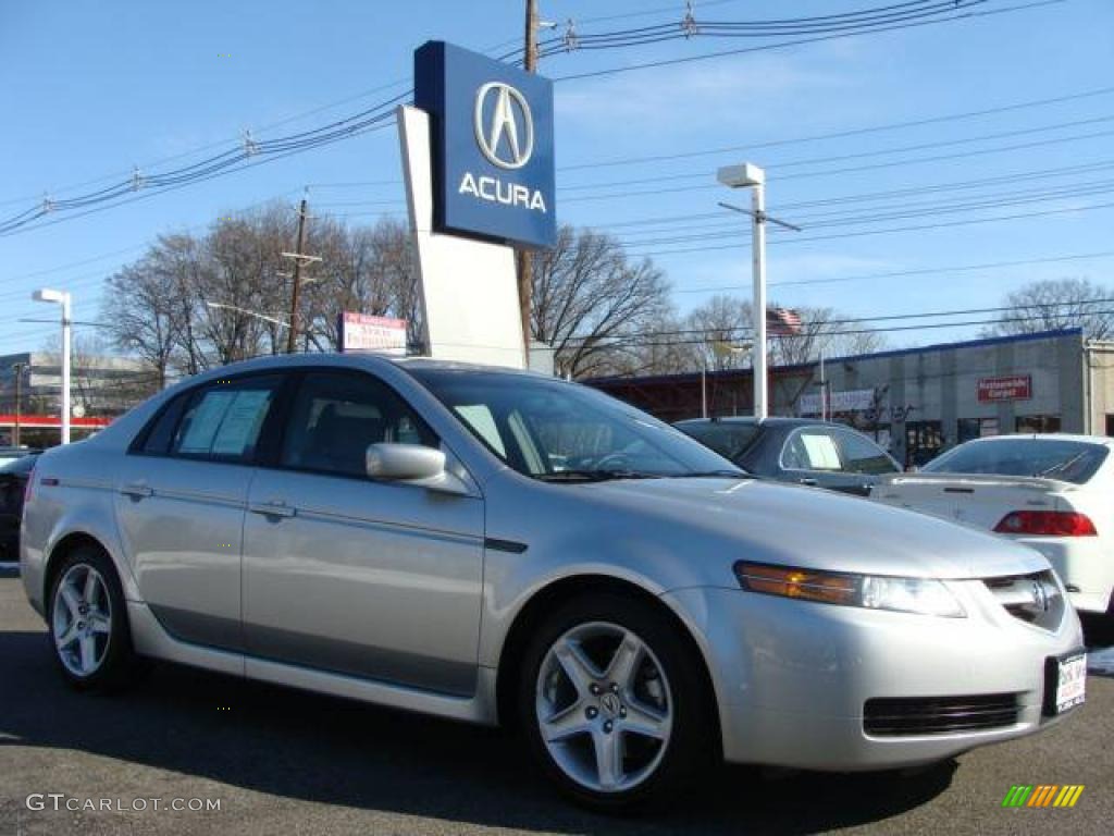 Alabaster Silver Metallic Acura TL