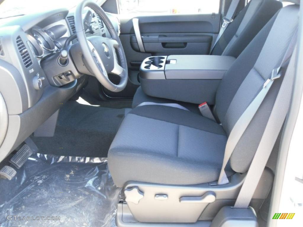 2010 Silverado 1500 LT Extended Cab 4x4 - Sheer Silver Metallic / Ebony photo #7