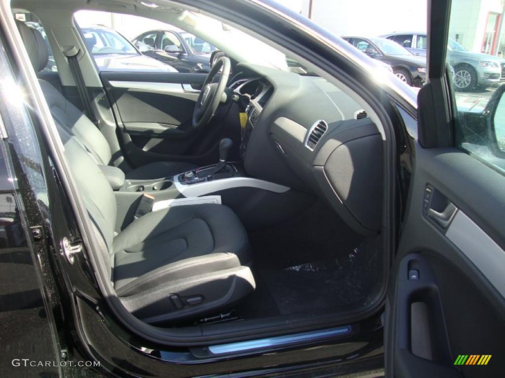 Black Interior 2010 Audi A4 2.0T Sedan Photo #26715867