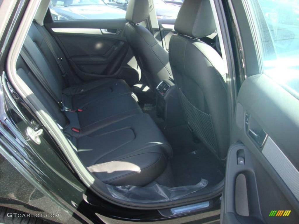 Black Interior 2010 Audi A4 2.0T Sedan Photo #26715883