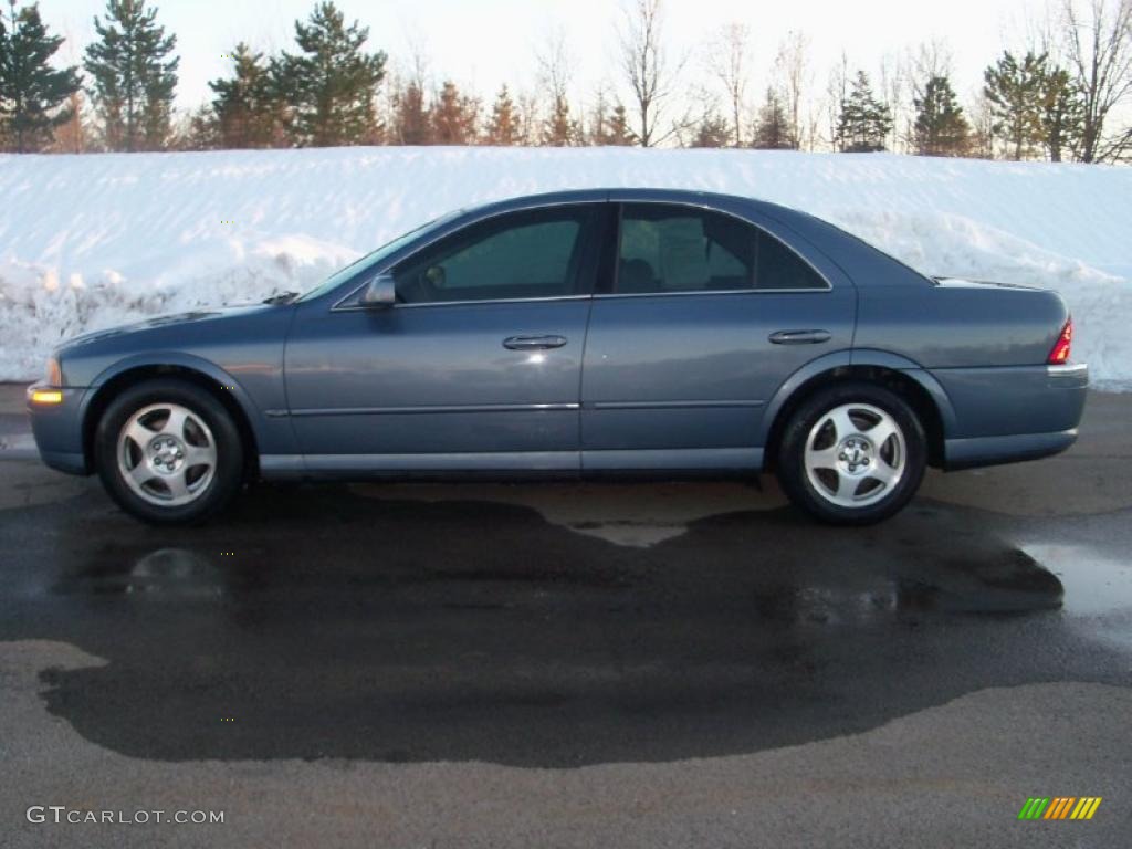 2000 LS V8 - Graphite Blue Metallic / Light Graphite photo #2