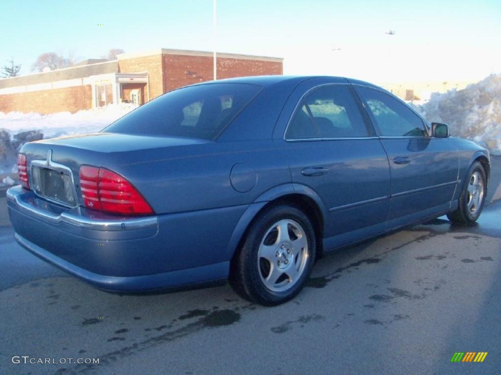 2000 LS V8 - Graphite Blue Metallic / Light Graphite photo #6