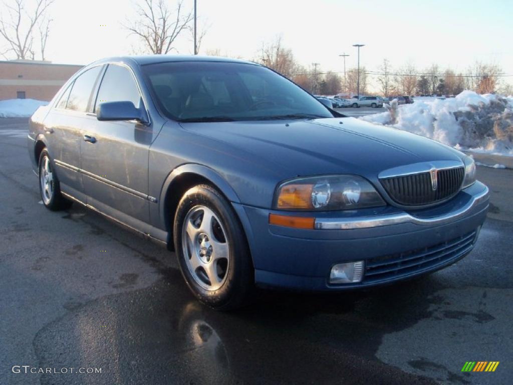 2000 LS V8 - Graphite Blue Metallic / Light Graphite photo #8