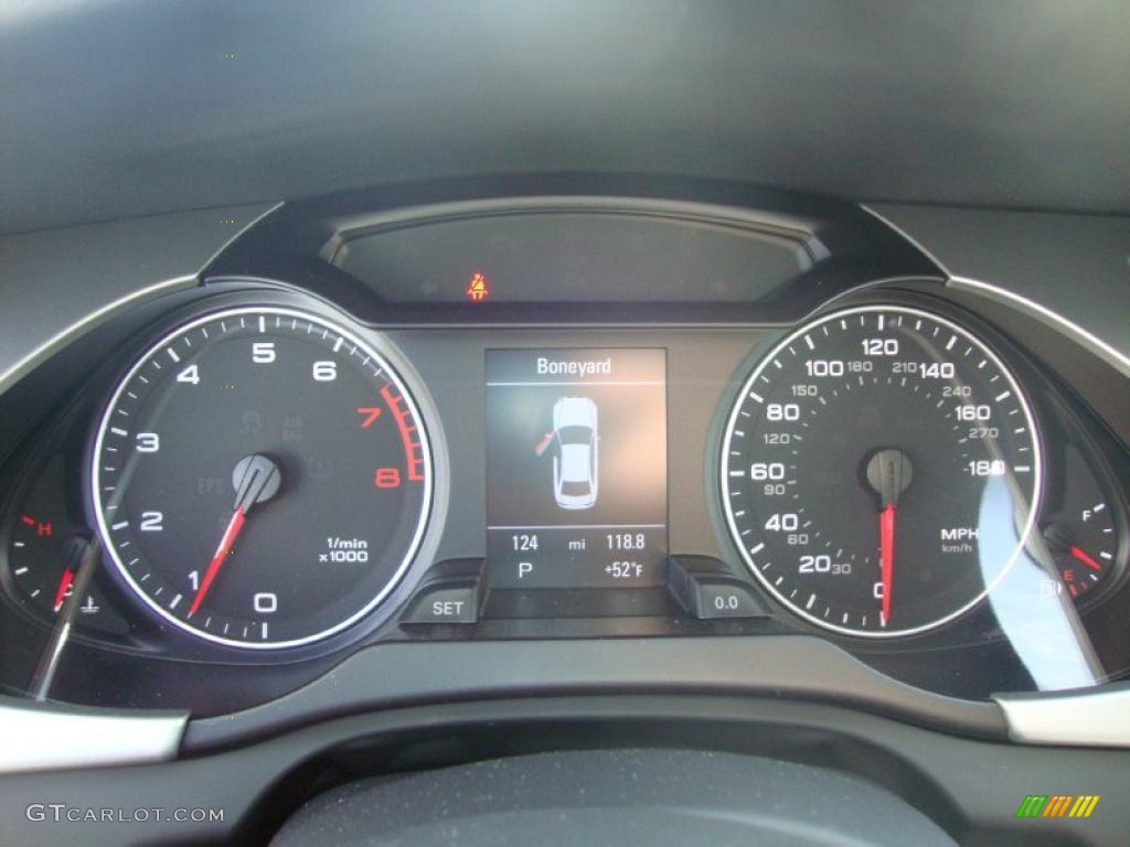 2010 Audi A4 2.0T Sedan Gauges Photo #26716303