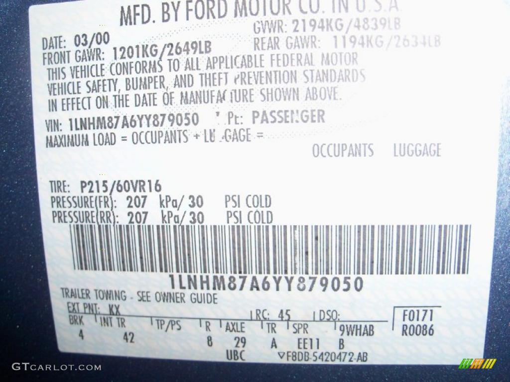 2000 LS V8 - Graphite Blue Metallic / Light Graphite photo #28
