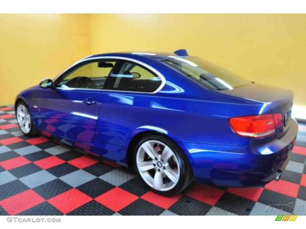 2007 3 Series 335i Coupe - Montego Blue Metallic / Black photo #4