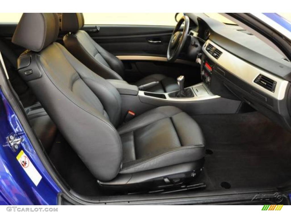 2007 3 Series 335i Coupe - Montego Blue Metallic / Black photo #13