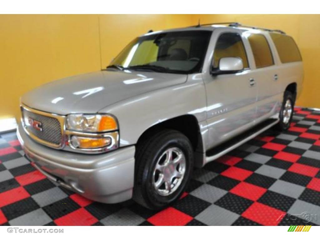 2004 Yukon XL Denali AWD - Silver Birch Metallic / Stone Gray photo #3