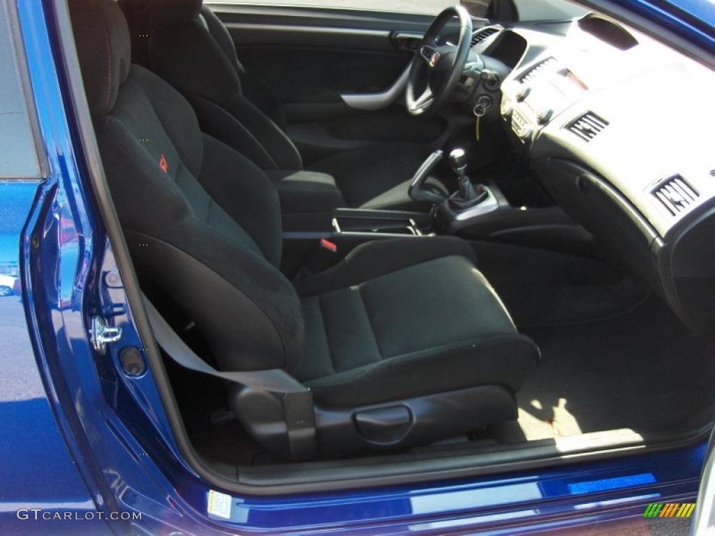 2007 Civic Si Coupe - Royal Blue Pearl / Black photo #7