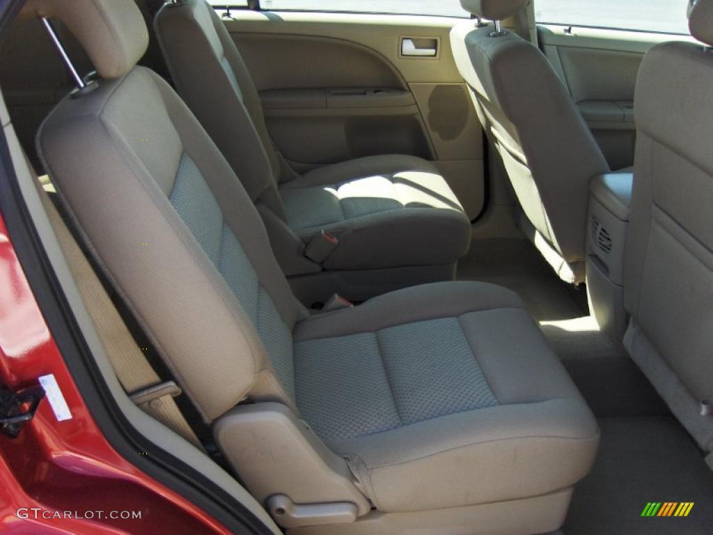 2007 Freestyle SEL AWD - Red Fire Metallic / Pebble Beige photo #7