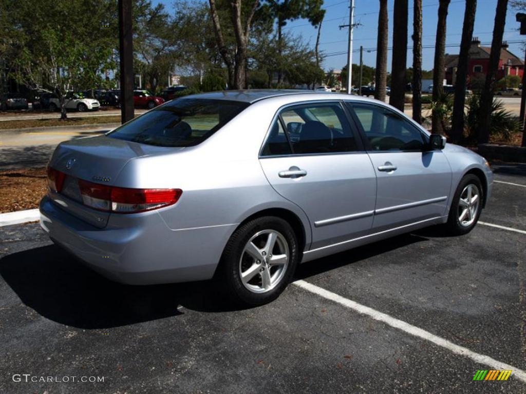 2003 Accord EX-L Sedan - Satin Silver Metallic / Black photo #3