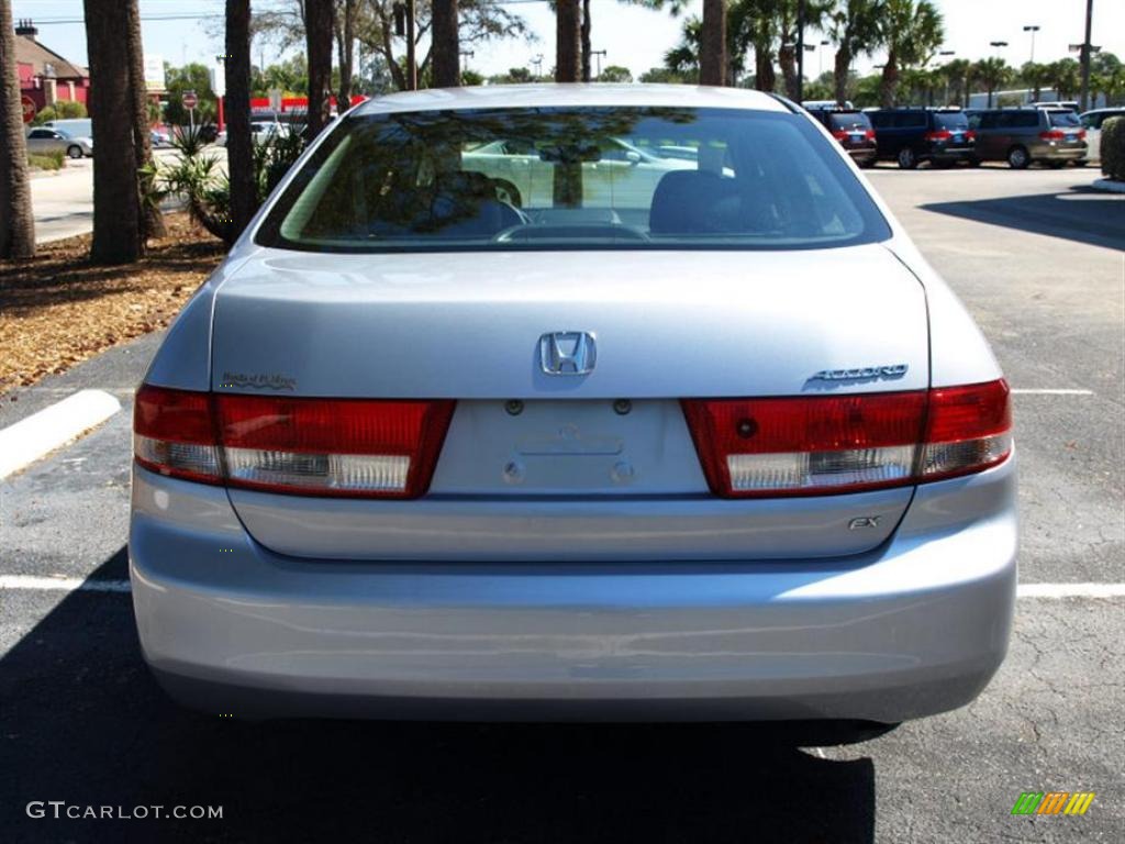 2003 Accord EX-L Sedan - Satin Silver Metallic / Black photo #4