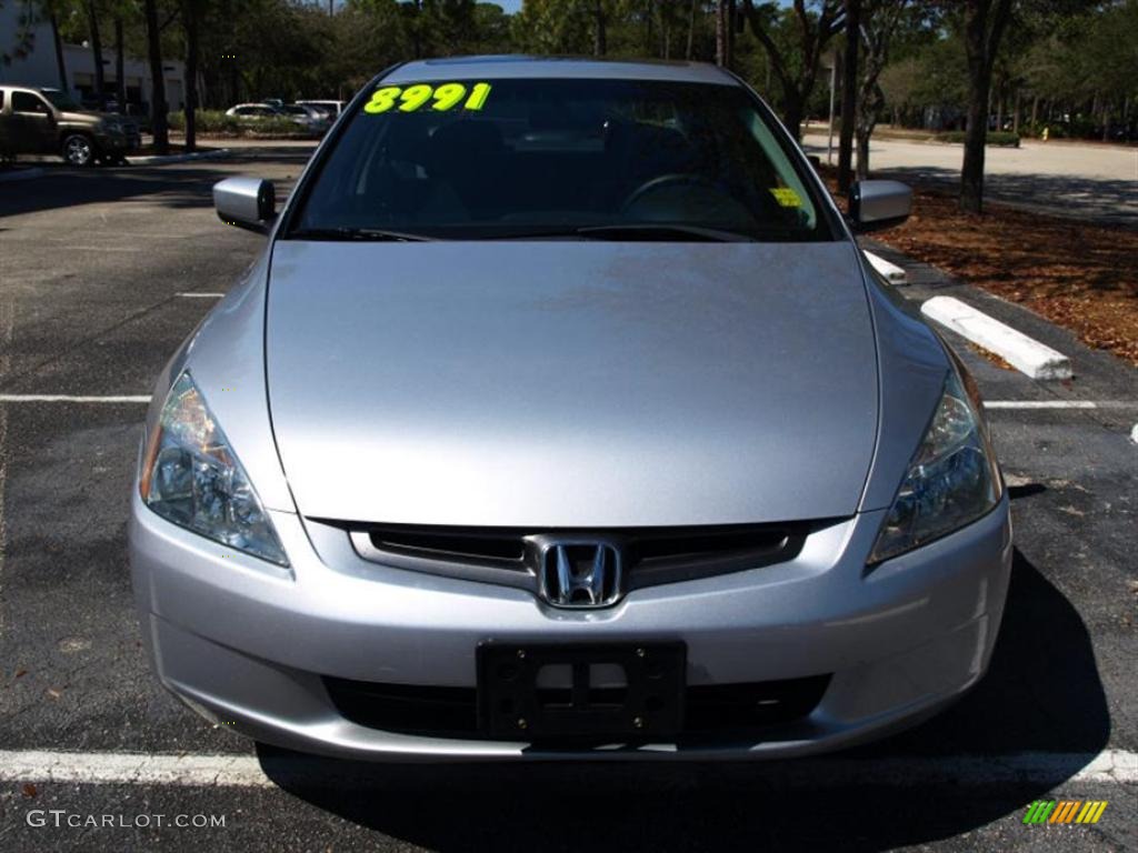 2003 Accord EX-L Sedan - Satin Silver Metallic / Black photo #7