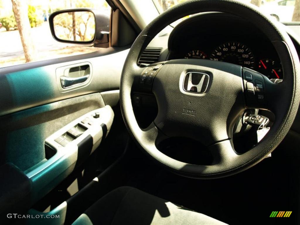 2003 Accord EX-L Sedan - Satin Silver Metallic / Black photo #10
