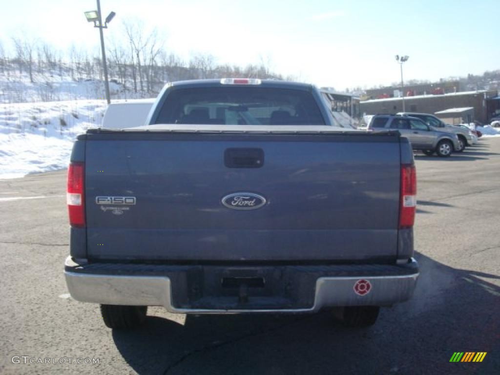 2004 F150 XLT SuperCab 4x4 - Medium Wedgewood Blue Metallic / Dark Flint photo #4