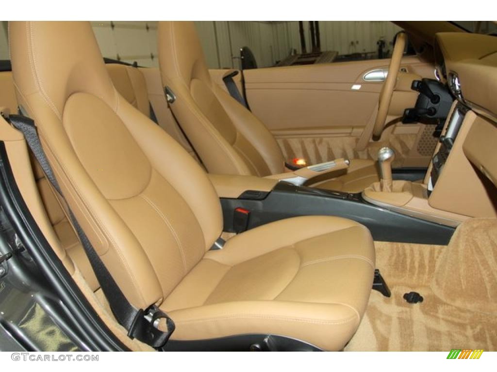 2007 911 Carrera S Cabriolet - Atlas Grey Metallic / Sand Beige photo #34