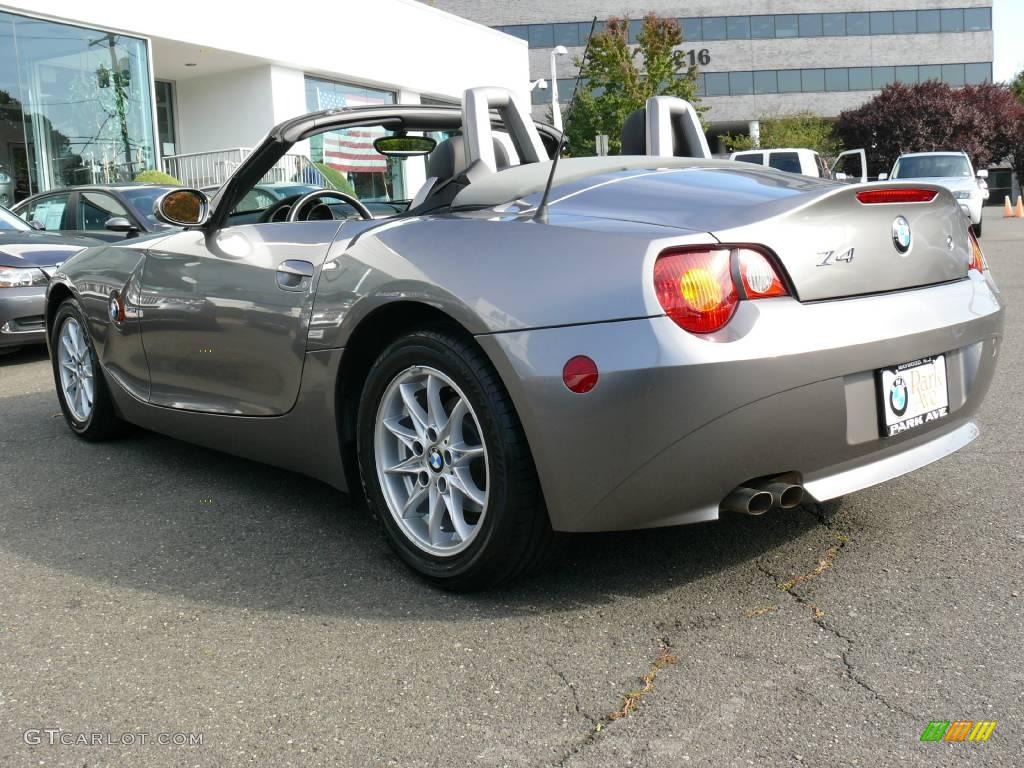 2003 Z4 2.5i Roadster - Sterling Grey Metallic / Black photo #7