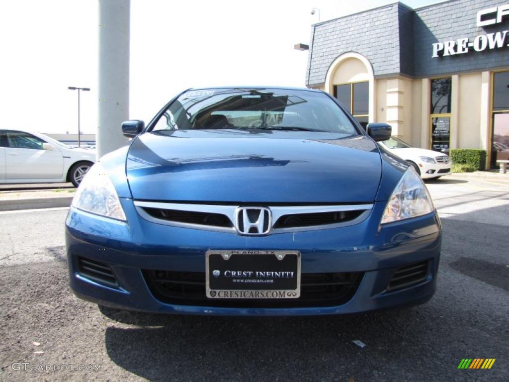 2006 Accord EX-L V6 Sedan - Sapphire Blue Pearl / Black photo #2