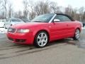 2005 Brilliant Red Audi S4 4.2 quattro Cabriolet  photo #2