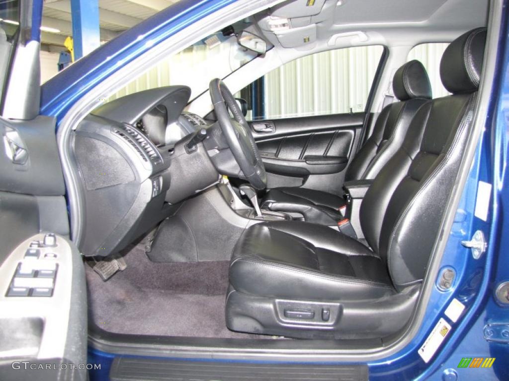 2006 Accord EX-L V6 Sedan - Sapphire Blue Pearl / Black photo #8