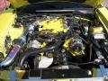 2001 Zinc Yellow Metallic Ford Mustang V6 Coupe  photo #28