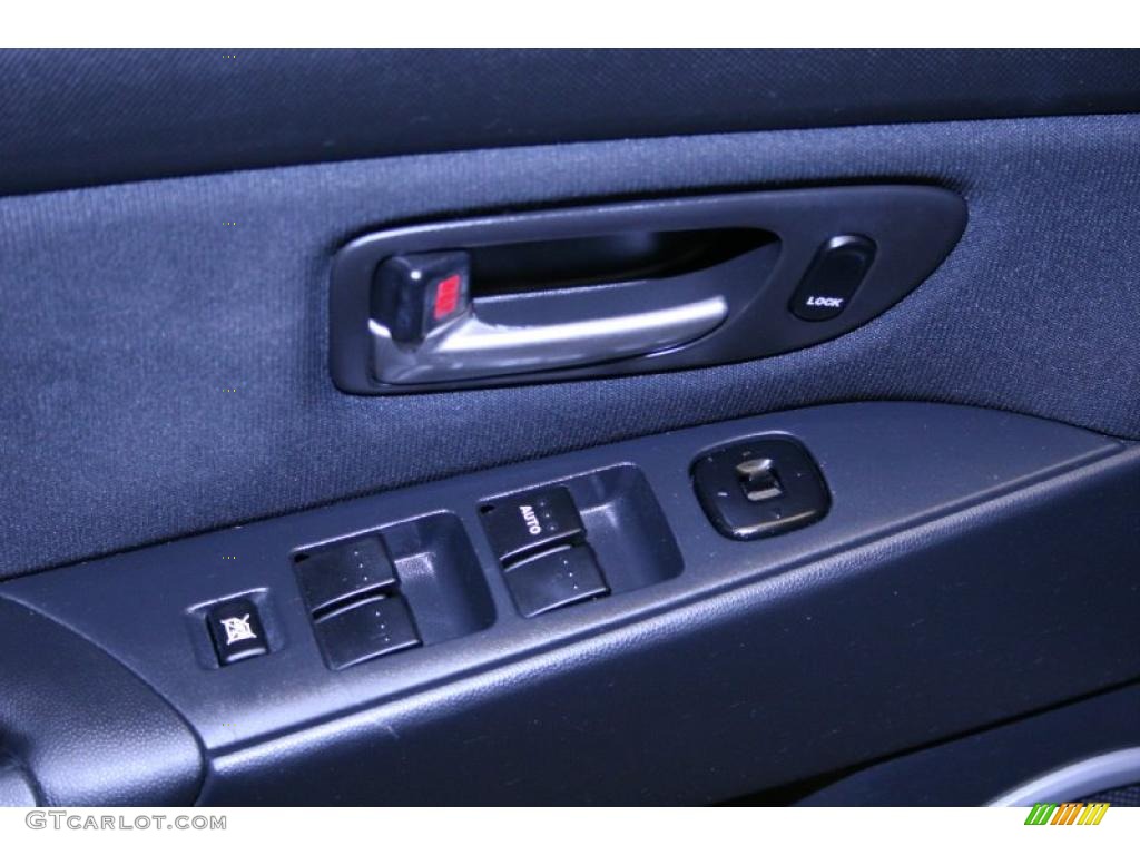 2006 MAZDA3 s Touring Hatchback - Titanium Gray Metallic / Black/Red photo #28