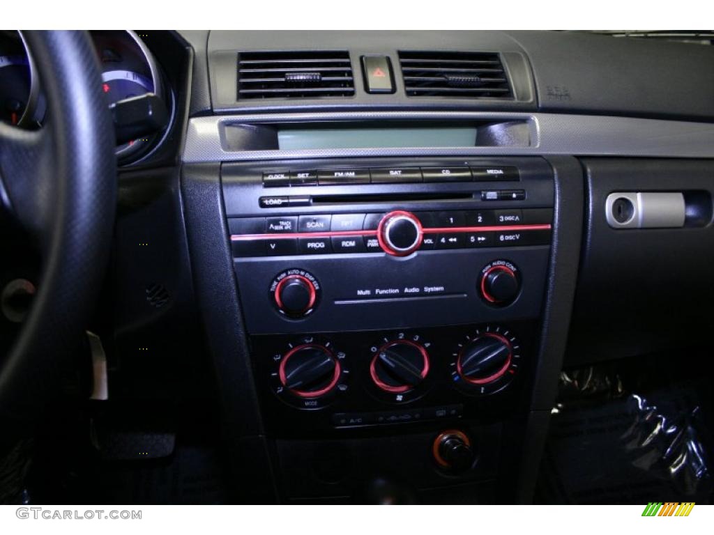 2006 MAZDA3 s Touring Hatchback - Titanium Gray Metallic / Black/Red photo #41