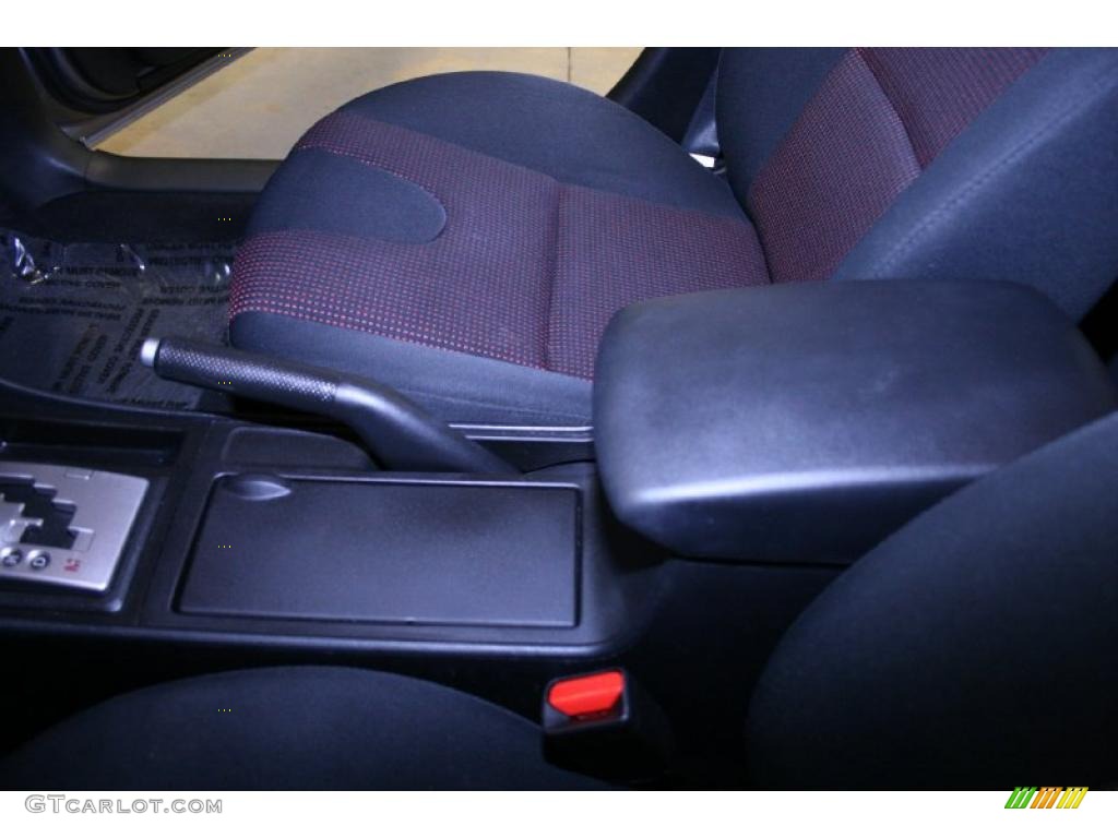 2006 MAZDA3 s Touring Hatchback - Titanium Gray Metallic / Black/Red photo #43