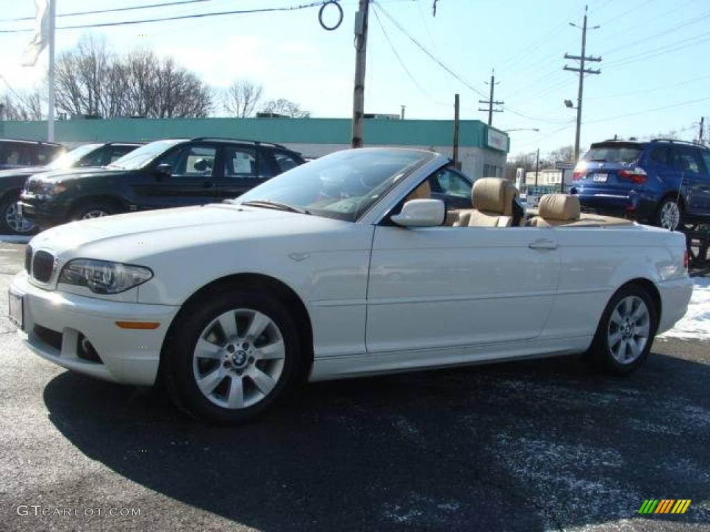 2006 3 Series 325i Convertible - Alpine White / Sand photo #6