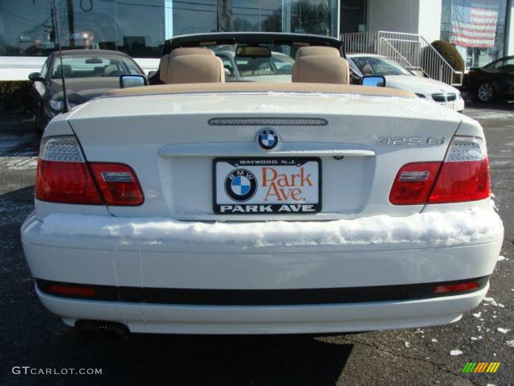 2006 3 Series 325i Convertible - Alpine White / Sand photo #12