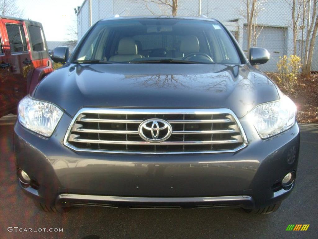 2008 Highlander Limited 4WD - Magnetic Gray Metallic / Ash Gray photo #1