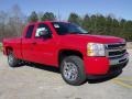 2010 Victory Red Chevrolet Silverado 1500 LS Extended Cab  photo #7