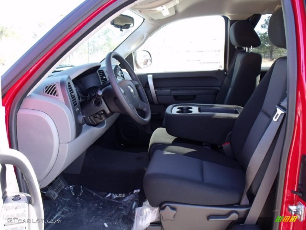 2010 Silverado 1500 LS Extended Cab - Victory Red / Dark Titanium photo #10