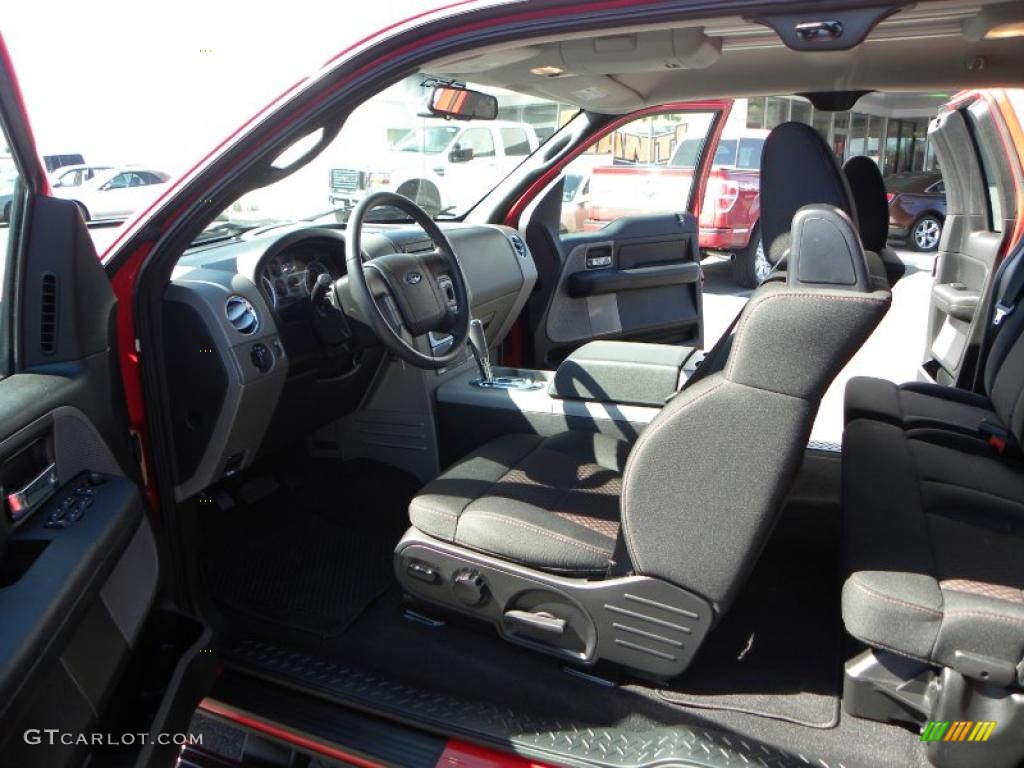 2007 F150 FX2 Sport SuperCab - Bright Red / Medium Flint photo #8