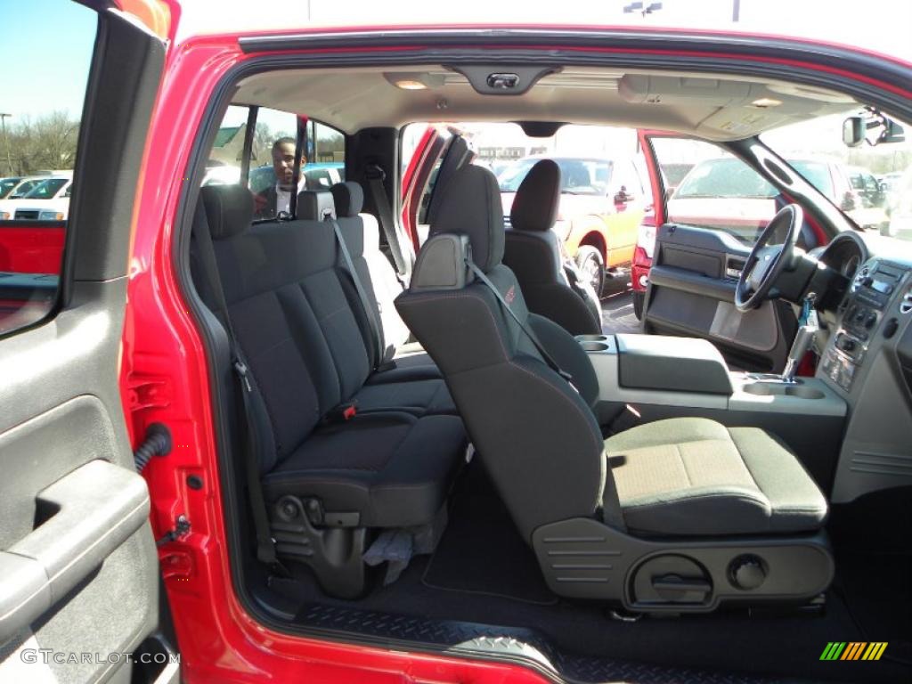 2007 F150 FX2 Sport SuperCab - Bright Red / Medium Flint photo #12