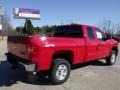 2010 Victory Red Chevrolet Silverado 2500HD LT Extended Cab 4x4  photo #5