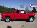 2010 Victory Red Chevrolet Silverado 2500HD LT Extended Cab 4x4  photo #6