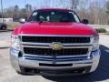 2010 Victory Red Chevrolet Silverado 2500HD LT Extended Cab 4x4  photo #8