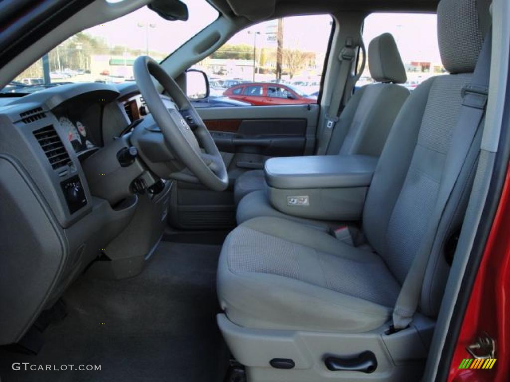 2006 Ram 1500 SLT Quad Cab - Flame Red / Khaki Beige photo #14