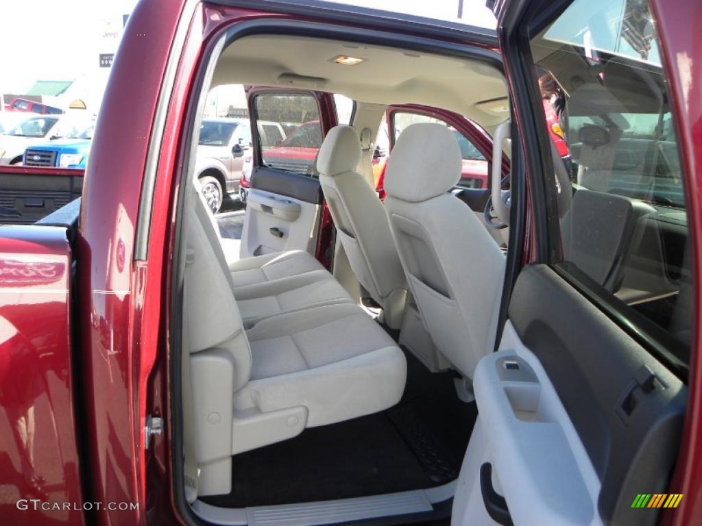 2009 Silverado 1500 LT Crew Cab - Deep Ruby Red Metallic / Light Cashmere photo #11