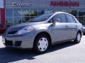 2008 Magnetic Gray Nissan Versa 1.8 S Sedan  photo #1