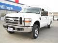 Oxford White - F250 Super Duty XL SuperCab 4x4 Chassis Photo No. 2