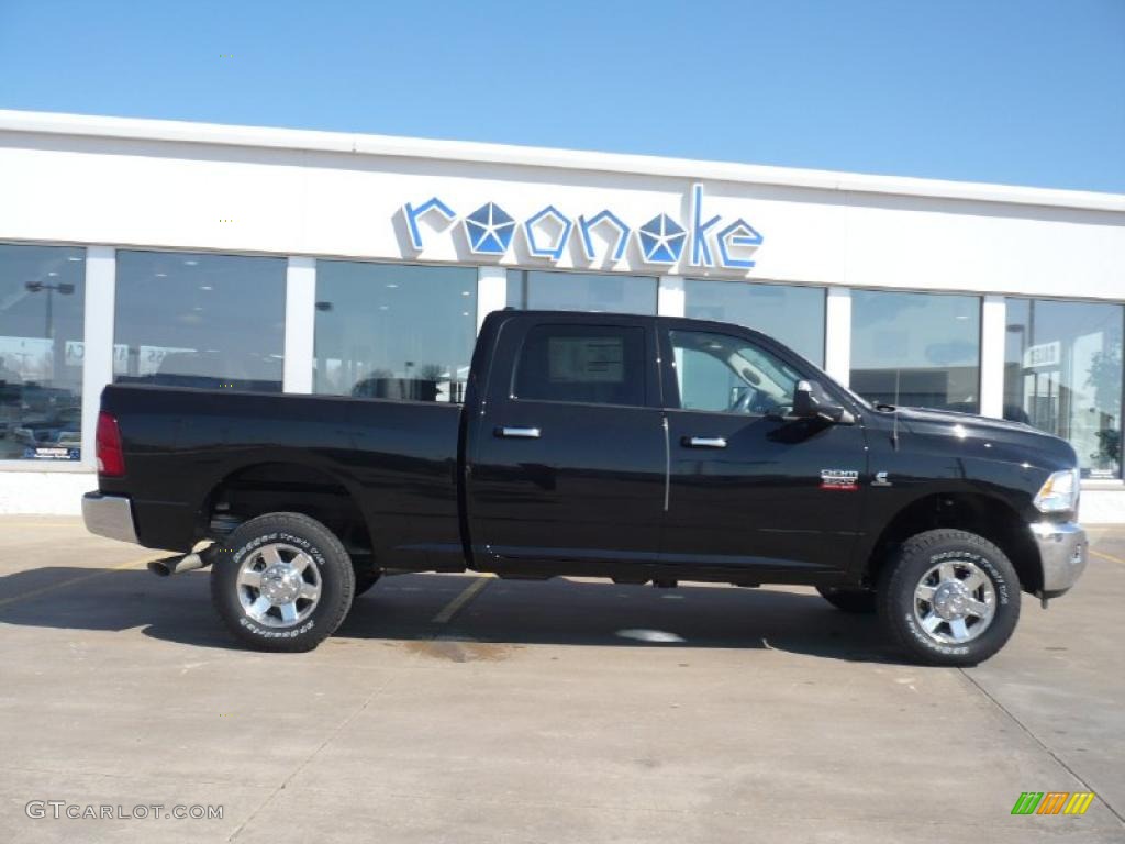 2010 Ram 2500 Big Horn Edition Crew Cab 4x4 - Brilliant Black Crystal Pearl / Dark Slate/Medium Graystone photo #1